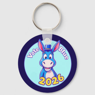vote blue in 2026 keychain