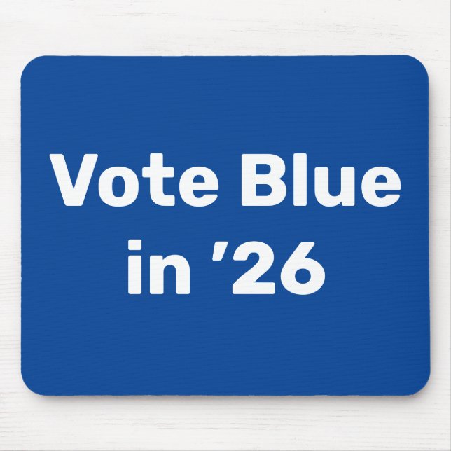 Vote Blue in 2026 Mouse Pad (Front)