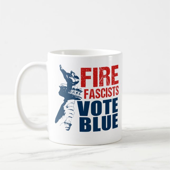 Vote Blue Mug (Left)