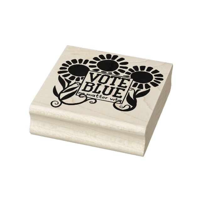 Vote blue no matter who 2020 rubber stamp (Stamp)