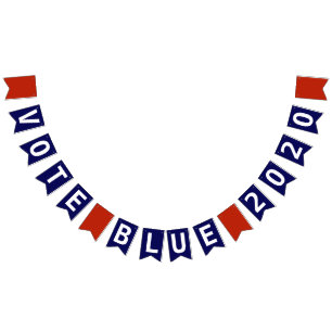 Vote Blue No Matter Who 2022 Election Bunting Flags