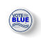 Vote Blue Political Election Campaign Message  