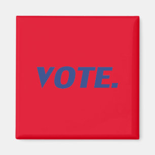 "vote" blue, red - magnet