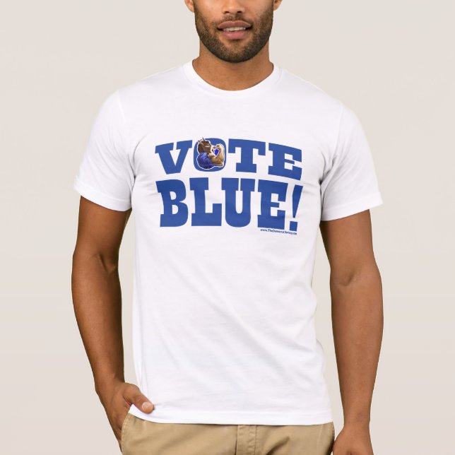 Vote Blue Shirt  (Front)