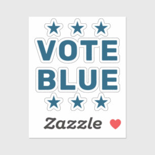Vote Blue sign
