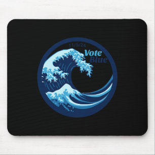 Vote Blue Wave Democrats Kamala Harris Election Da Mouse Pad