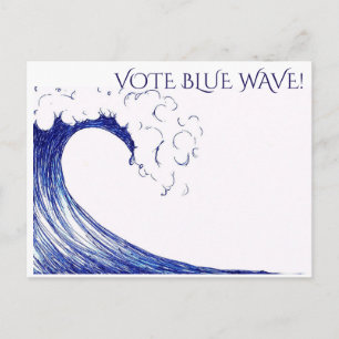 Vote Blue Wave! - Postcard