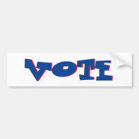 Vote Bumper Sticker