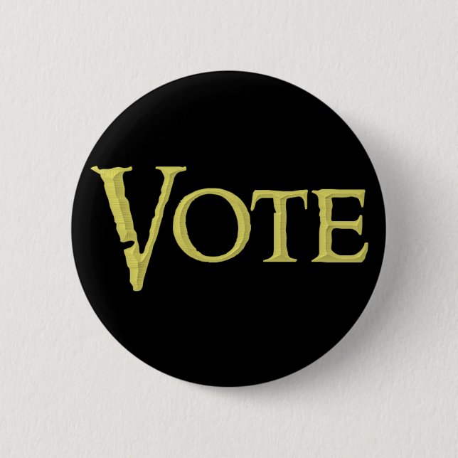 Vote button, for sale ! 2 inch round button (Front)