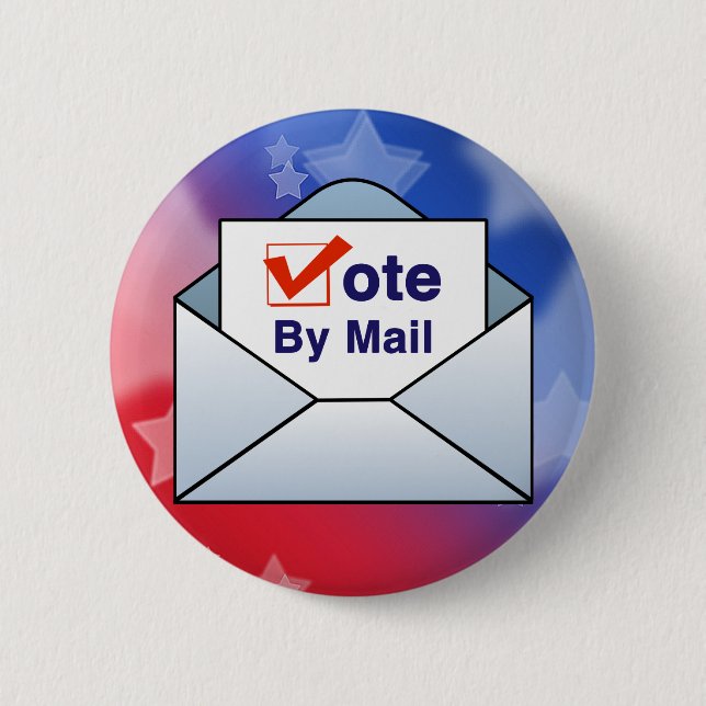 Vote By Mail 2 Inch Round Button (Front)