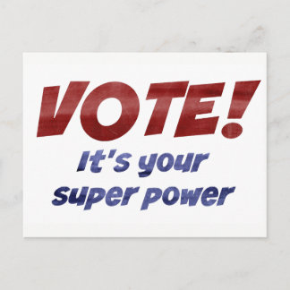 VOTE ! C'est votre carte postale Super Power Prote