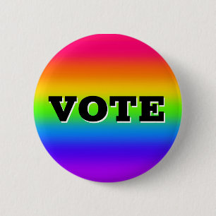 VOTE (change the words) 2 Inch Round Button