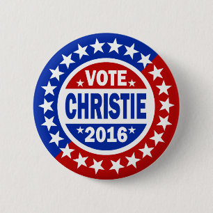 Vote Christie 2016 2 Inch Round Button