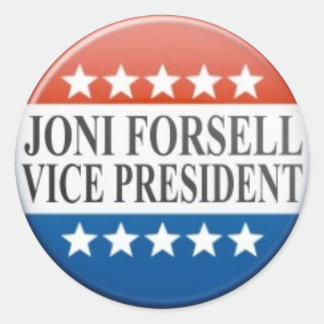 vote classic round sticker