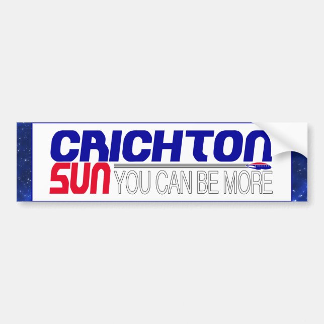 Vote Crichton Sun Bumper Sticker (Front)