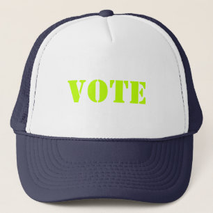 "vote" customize TEXT & COLOR - hat