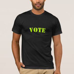 "vote" - customize TEXT & COLOR- t-shirt