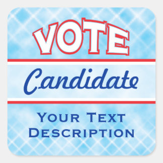 VOTE Customize Text Stickers