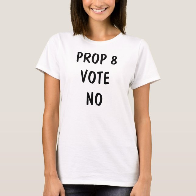 VOTE de l'APPUI VERTICAL 8 AUCUN T-shirt (femmes) (Devant)