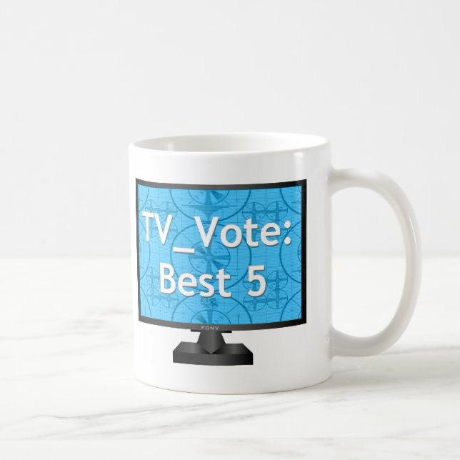 Vote de TV - la tasse officielle (Droite)