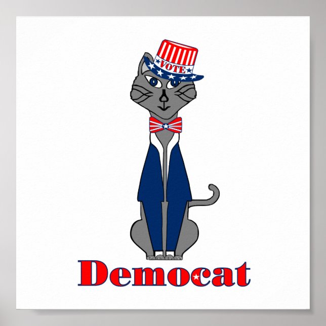 Vote Democat Poster (Front)