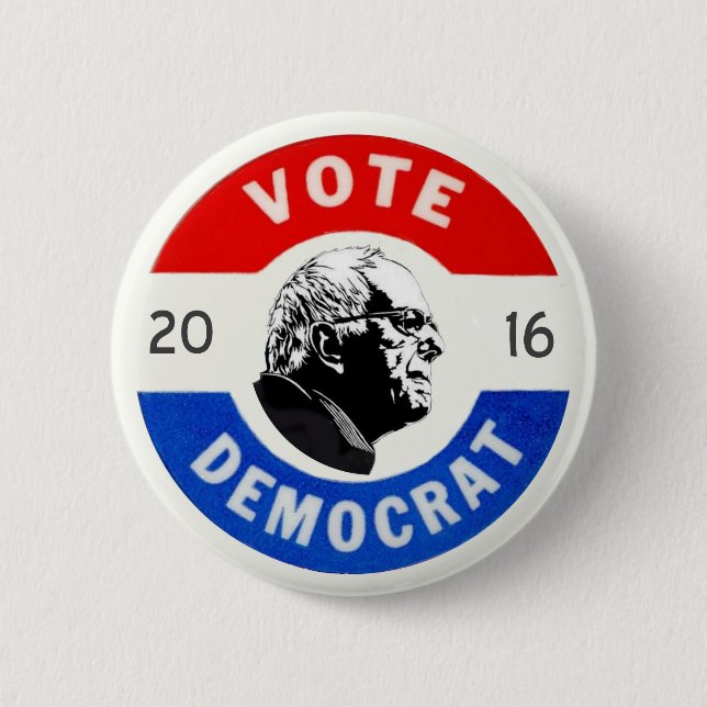 Vote Democrat 2 Inch Round Button (Front)