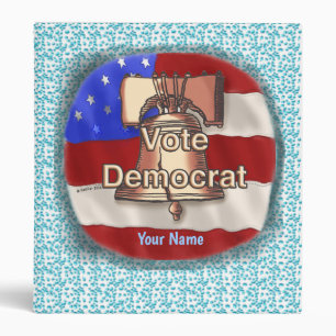 Vote Democrat  binder