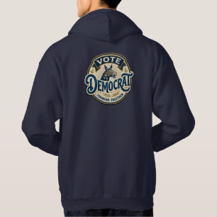 Vote Democrat Forward Together – Vintage Patriotic Hoodie