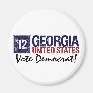 Vote Democrat in 2012 – Vintage Georgia Magnet