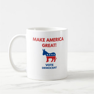 Vote Democrat Pro-Democracy Coffee Mug