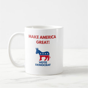 Vote Democrat Pro-Democracy Coffee Mug