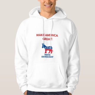 Vote Democrat Pro-Democracy Hoodie