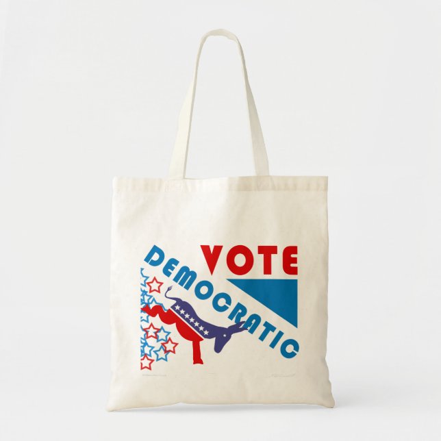 Vote Democratic Budget Tote (Front)