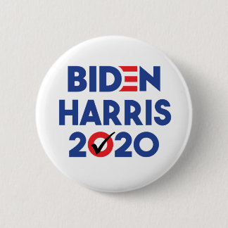 Vote Democratic Button - Biden Harris 2020