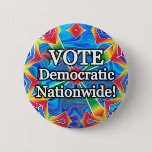 Vote Democratic Nationwide! 2 Inch Round Button