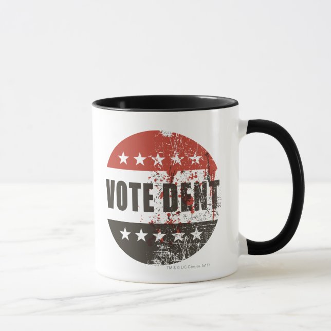 Vote Dent sticker Mug (Right)