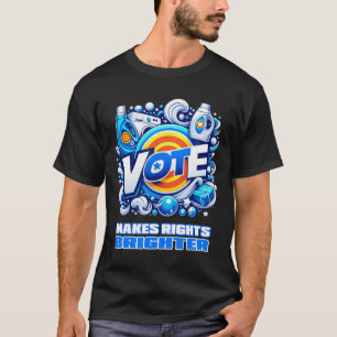 Vote Detergent Bright Right Funny Vintage 2024  T-Shirt