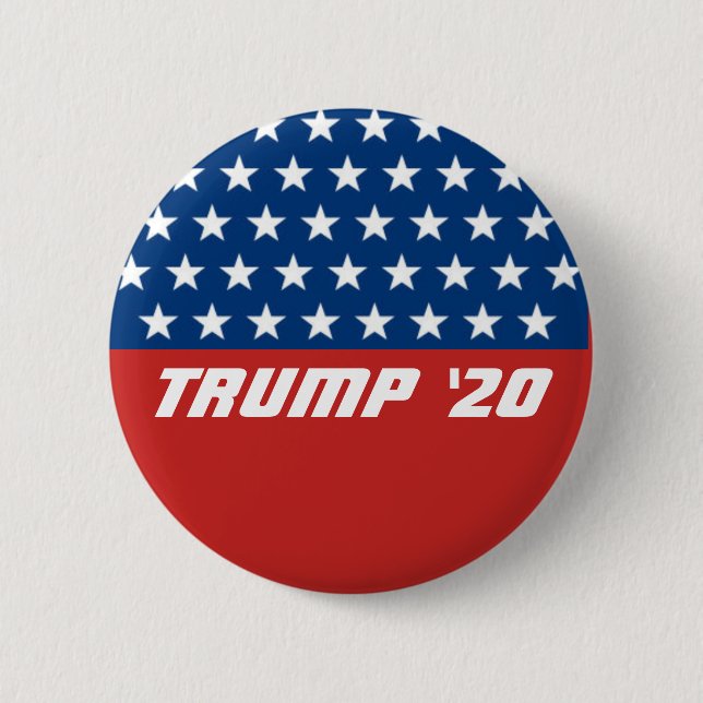 Vote Donald Trump 2020 2 Inch Round Button (Front)