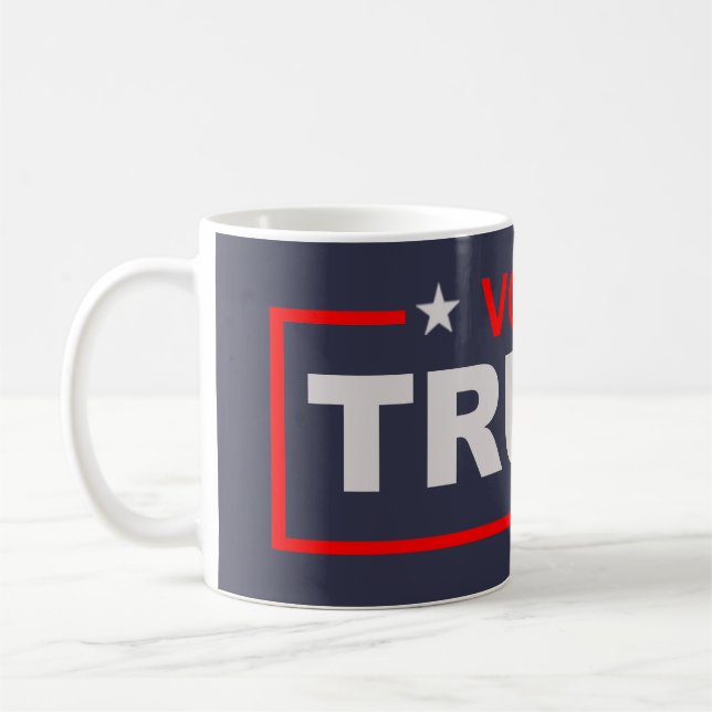 Vote Donald Trump Coffee Mug (Left)