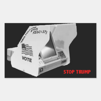 Vote Down Fascism Sticker