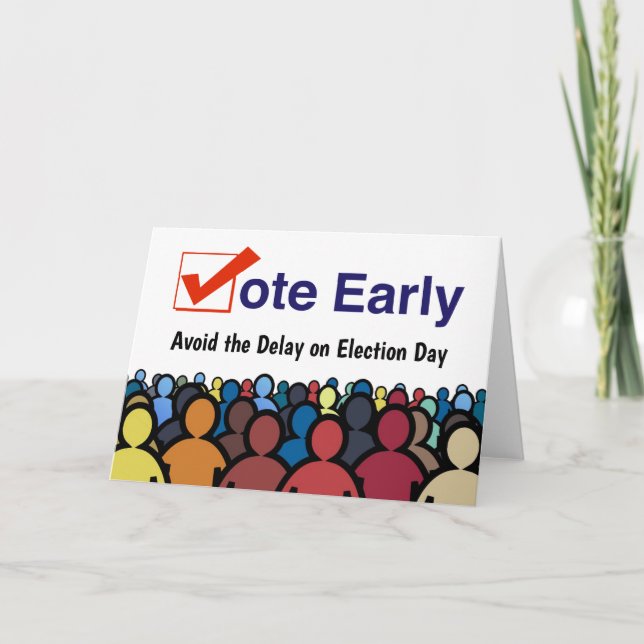 Vote Early Card (Front)