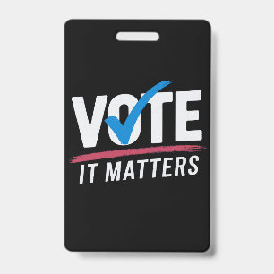 Vote Election 2024 Voter Democrat Politics Badge