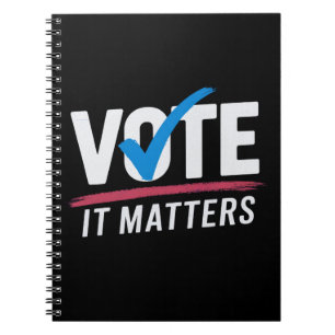 Vote Election 2024 Voter Democrat Politics  Notebook