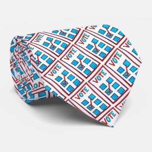 VOTE Election Day USA Voting Ballot Poll Worker Tie
