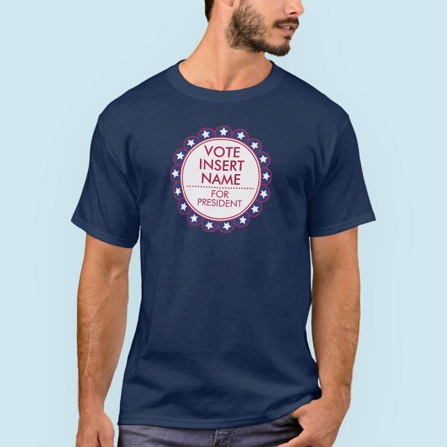 Vote Élection Personnalisée T-shirt Campagne polit (MISOOK Election Vote T-Shirt with Logo)