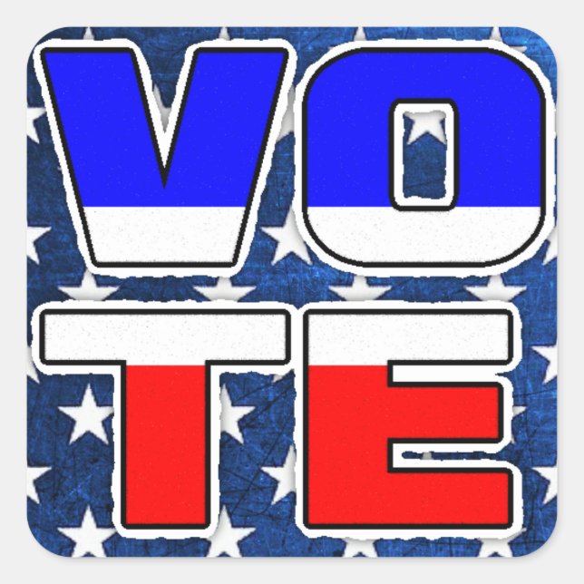 VOTE election political Stickers (Front)