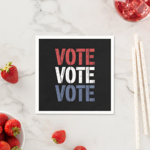 Vote Election Politics Voting Voter Registration  Napkin