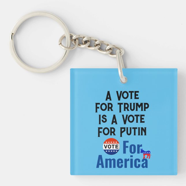 Vote For America Keychain (Front)