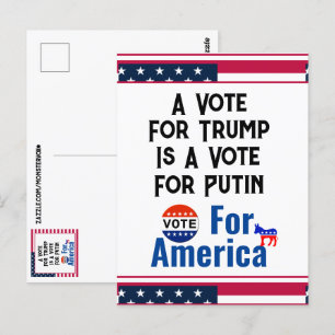 Vote For America Postcard