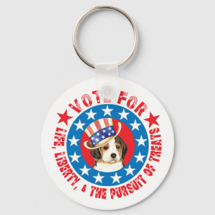Vote for Beagle Keychain